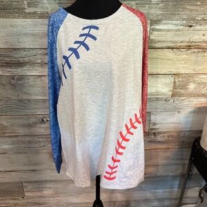 Light Weight Baseball Sweatshirt-NWOT